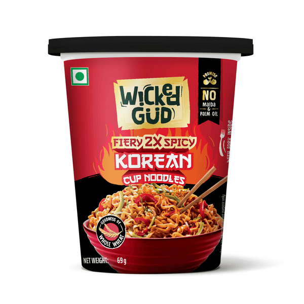 Fiery 2X Spicy Korean Cup Noodles - Pack of 1