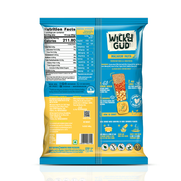 Multigrain Macaroni Pasta - Pack of 1