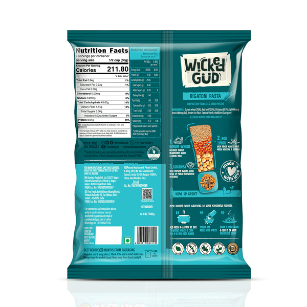 Multigrain Rigatoni Pasta - Pack of 1