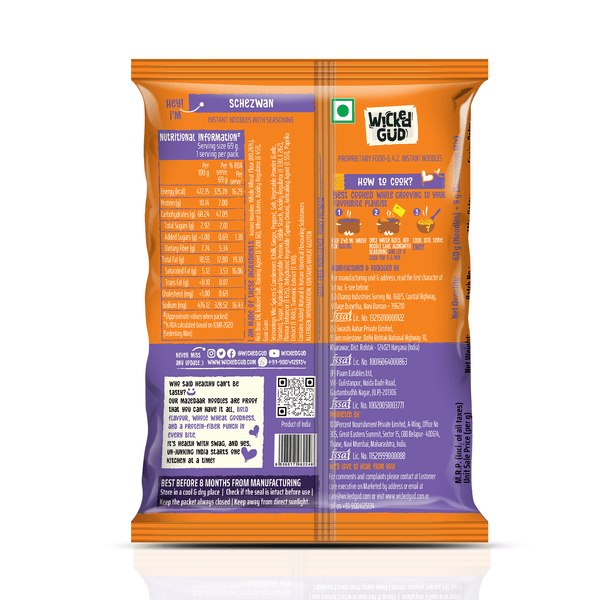 Nourishing Instant Noodles Schezwan - Pack of 10