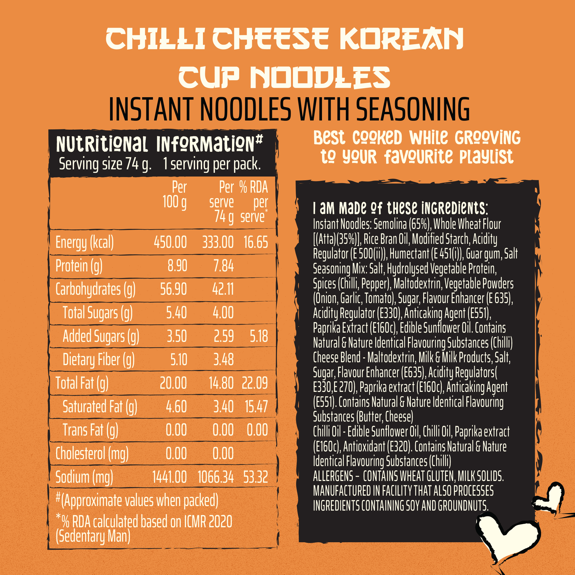 Chilli Cheese Korean Cup Noodles – WickedGud