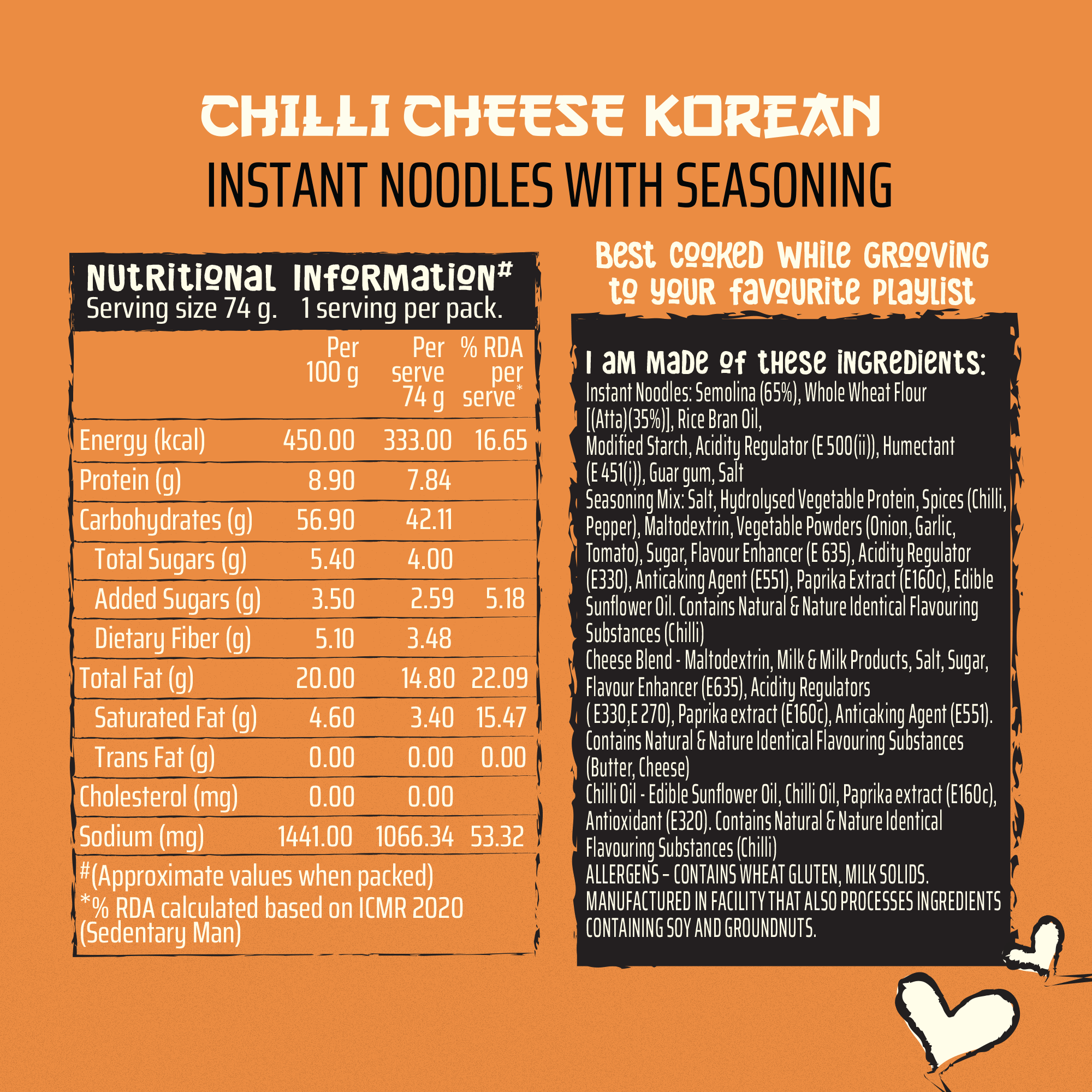 Chilli Cheese Korean Noodles | No Maida – WickedGud