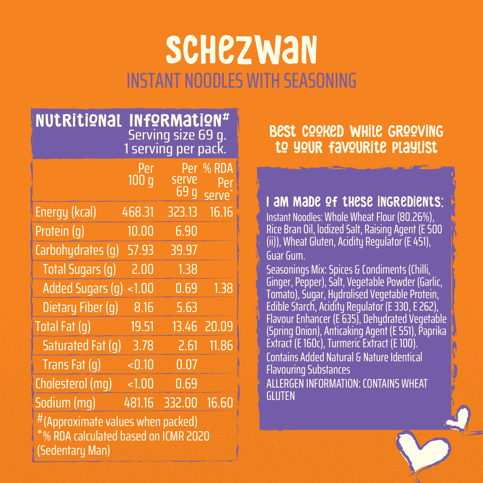 Instant Schezwan Noodles Pack of 10 – WickedGud